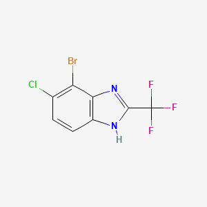 4-Bromo-5-chloro-2-(trifluoromethyl)-1H-benzimidazole