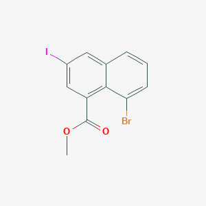 Methyl 8-bromo-3-iodo-1-naphthoate