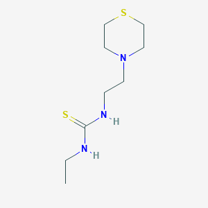 molecular formula C9H19N3S2 B12850191 3-Ethyl-1-[2-(thiomorpholin-4-yl)ethyl]thiourea 