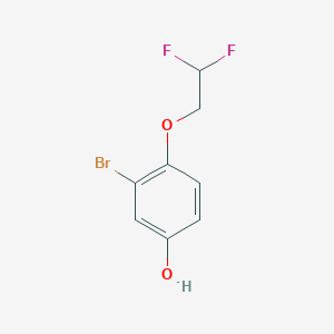 3-Bromo-4-(2,2-difluoroethoxy)phenol