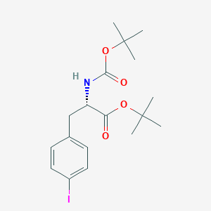 (S)-tert-butyl 2-((tert-butoxycarbonyl)amino)-3-(4-iodophenyl)propanoate