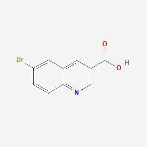 molecular formula C10H6BrNO2 B1285033 6-溴喹啉-3-羧酸 CAS No. 798545-30-9