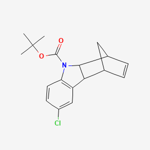 tert-Butyl 6-chloro-1,4,4a,9a-tetrahydro-9H-1,4-methanocarbazole-9-carboxylate