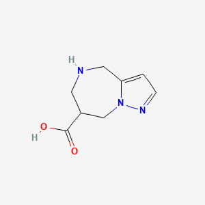 5,6,7,8-Tetrahydro-4H-pyrazolo[1,5-a][1,4]diazepine-7-carboxylic acid