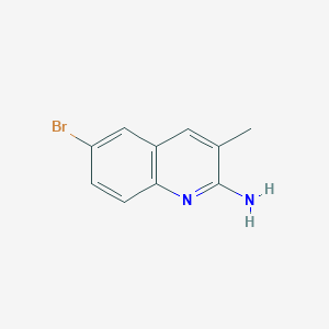 2-Amino-6-bromo-3-methylquinoline