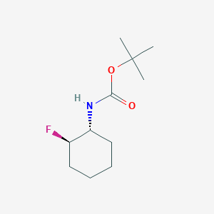 molecular formula C11H20FNO2 B12850402 trans-N-Boc-2-fluorocyclohexylamine 