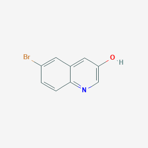 molecular formula C9H6BrNO B1285044 6-溴喹啉-3-醇 CAS No. 552330-94-6