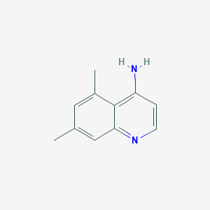 molecular formula C11H12N2 B1285050 4-Amino-5,7-dimethylquinoline CAS No. 948292-64-6