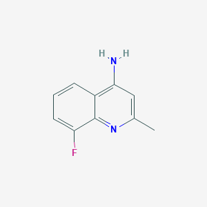 molecular formula C10H9FN2 B1285063 8-Fluoro-2-methylquinolin-4-amine CAS No. 288151-34-8