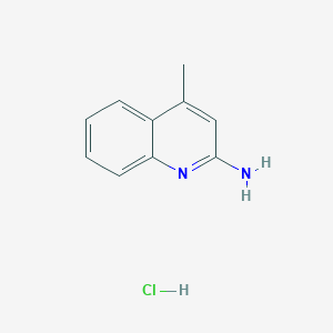molecular formula C10H11ClN2 B1285066 4-Methylquinolin-2-amine hydrochloride CAS No. 1171502-08-1