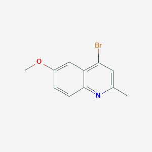 molecular formula C11H10BrNO B1285067 4-Bromo-6-methoxy-2-methylquinoline CAS No. 856095-00-6