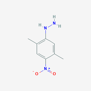 B128507 (2,5-Dimethyl-4-nitrophenyl)hydrazine CAS No. 145655-61-4