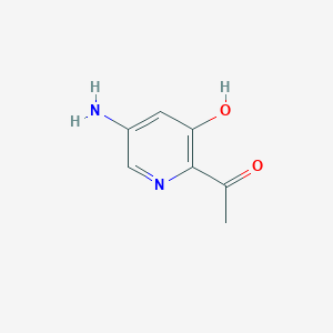 1-(5-Amino-3-hydroxypyridin-2-yl)ethan-1-one