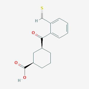 (1R,3S)-3-(2-methanethioylbenzoyl)cyclohexane-1-carboxylic acid