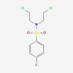 n,n-Bis(2-chloroethyl)-4-fluorobenzenesulfonamide