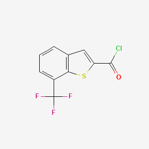 7-(Trifluoromethyl)benzo[b]thiophene-2-carbonyl chloride