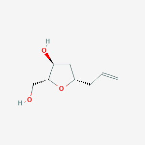 (2R,3S,5S)-Tetrahydro-3-hydroxy-5-(2-propen-1-yl)-2-furanmethanol