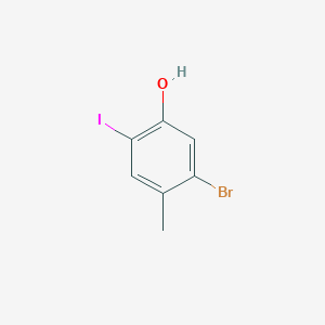 5-Bromo-2-iodo-4-methylphenol