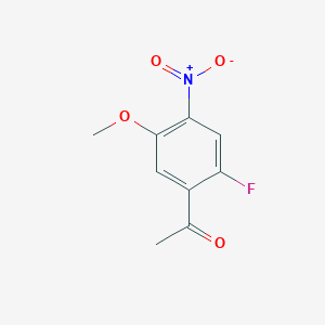 1-(2-Fluoro-5-methoxy-4-nitrophenyl)ethanone