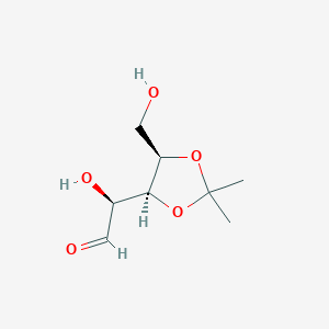 (S)-2-Hydroxy-2-((4S,5R)-5-(hydroxymethyl)-2,2-dimethyl-1,3-dioxolan-4-yl)acetaldehyde