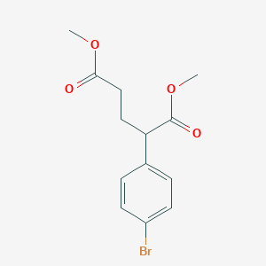 Dimethyl 2-(4-bromophenyl)pentanedioate