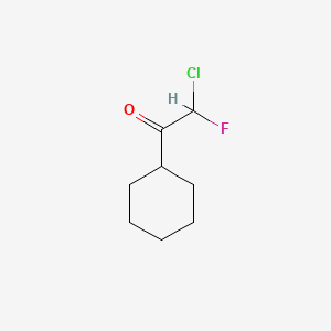 2-Chloro-1-cyclohexyl-2-fluoroethanone