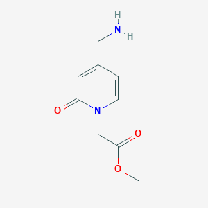 Methyl 2-(4-(aminomethyl)-2-oxopyridin-1(2H)-yl)acetate