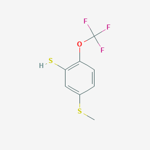 5-(Methylthio)-2-(trifluoromethoxy)benzenethiol