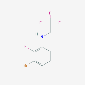 3-Bromo-2-fluoro-N-(2,2,2-trifluoroethyl)aniline