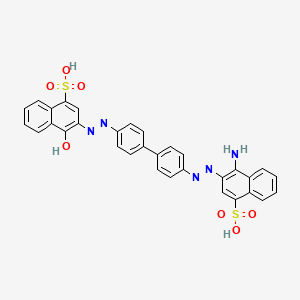 molecular formula C32H23N5O7S2 B12851199 Benzanol Garnet CAS No. 25188-29-8