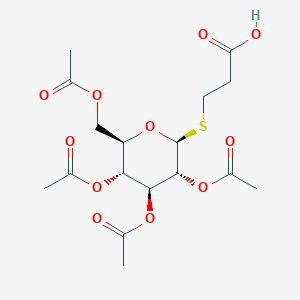 3-[(2,3,4,6-Tetra-O-acetyl-b-D-glucopyranosyl)thio]-propanoic acid