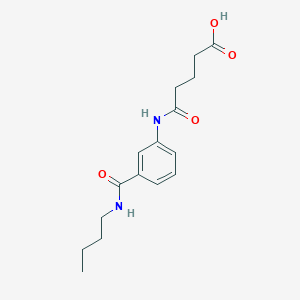 B1285139 5-{3-[(Butylamino)carbonyl]anilino}-5-oxopentanoic acid CAS No. 940536-60-7