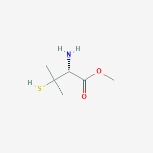 B128514 methyl (2R)-2-amino-3-methyl-3-sulfanylbutanoate CAS No. 149207-23-8