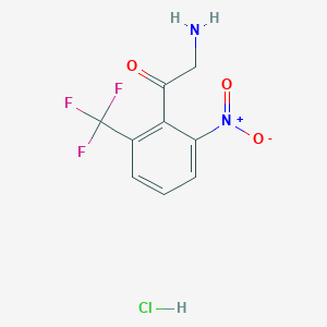 2-Nitro-6-(trifluoromethyl)phenacylamine hydrochloride