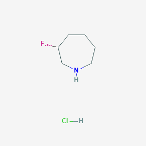 molecular formula C6H13ClFN B12851503 (R)-3-Fluoroazepane hydrochloride 