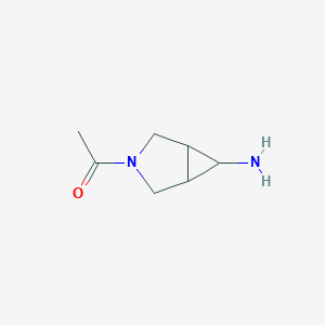 1-(6-Amino-3-azabicyclo[3.1.0]hexan-3-yl)ethanone