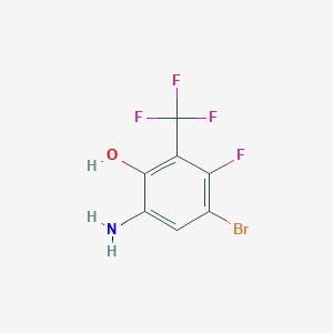 3-Amino-5-bromo-6-fluoro-2-hydroxybenzotrifluoride