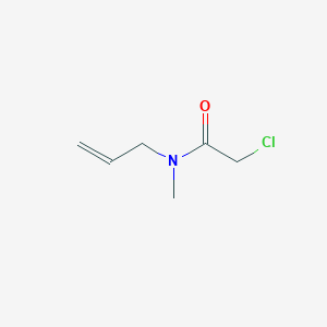 molecular formula C6H10ClNO B12851516 2-Chloro-N-methyl-N-(prop-2-en-1-yl)acetamide 