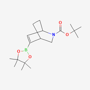 tert-Butyl 5-(4,4,5,5-tetramethyl-1,3,2-dioxaborolan-2-yl)-2-azabicyclo[2.2.2]oct-5-ene-2-carboxylate