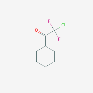 2-Chloro-1-cyclohexyl-2,2-difluoroethan-1-one