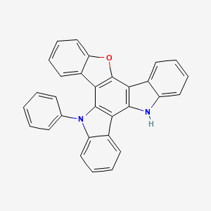 10-Phenyl-10,15-dihydrobenzofuro[3,2-a]indolo[3,2-c]carbazole