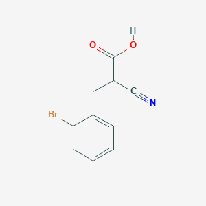 3-(2-Bromophenyl)-2-cyanopropionic acid