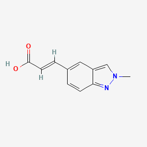 (2E)-3-(2-Methyl-2H-indazol-5-yl)acrylic acid