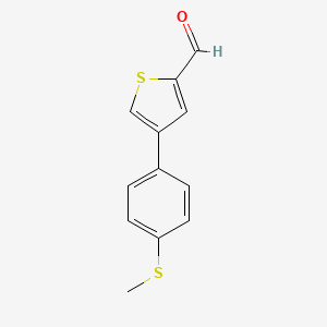 4-[4-(Methylsulfanyl)phenyl]-2-thiophenecarbaldehyde