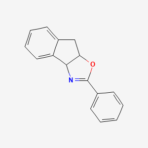 molecular formula C16H13NO B12851621 2-Phenyl-3a,8a-dihydro-8H-indeno[1,2-d]oxazole 