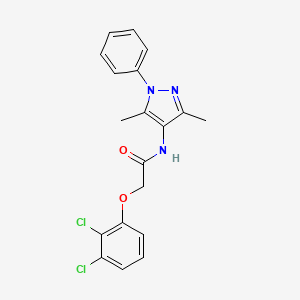 2-(2,3-dichlorophenoxy)-N-(3,5-dimethyl-1-phenyl-1H-pyrazol-4-yl)acetamide