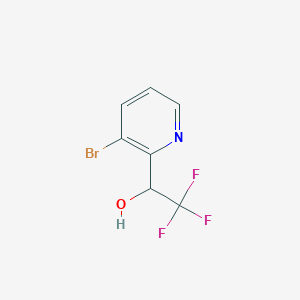 1-(3-Bromopyridin-2-yl)-2,2,2-trifluoroethan-1-ol