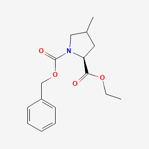 1-Benzyl 2-ethyl (2S)-4-methylpyrrolidine-1,2-dicarboxylate