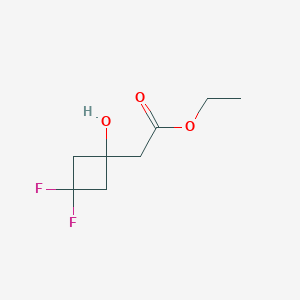 Ethyl 2-(3,3-difluoro-1-hydroxycyclobutyl)acetate