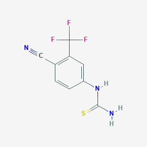 1-[4-Cyano-3-(trifluoromethyl)phenyl]thiourea